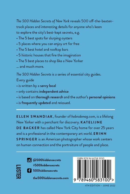 The 500 Hidden Secrets of New York 2