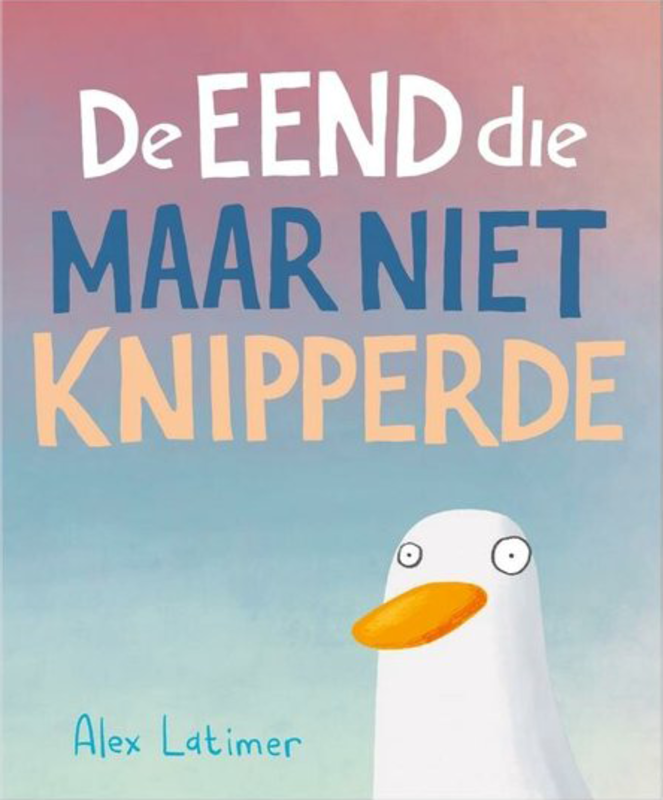 Omslag van boek: De eend die maar niet knipperde