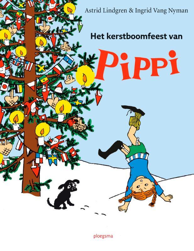 Omslag van boek: Het kerstboomplunderfeest van Pippi