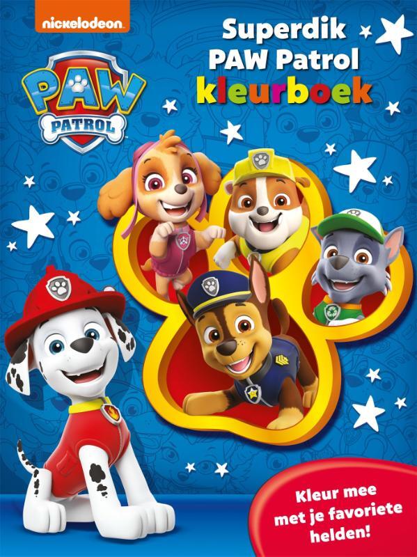 Omslag van boek: Superdik PAW Patrol kleurboek